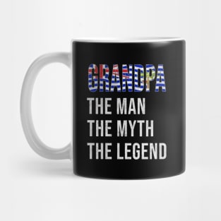 Grand Father Biot Grandpa The Man The Myth The Legend - Gift for Biot Dad With Roots From  British Indian Ocean Territory Mug